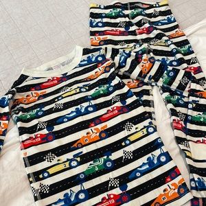 Hanna Andersson race car long pajamas